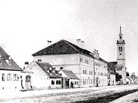 Vlaška (tada Laška) ulica 1871. godine (Foto Ivan Standl, izvor MGZ)
